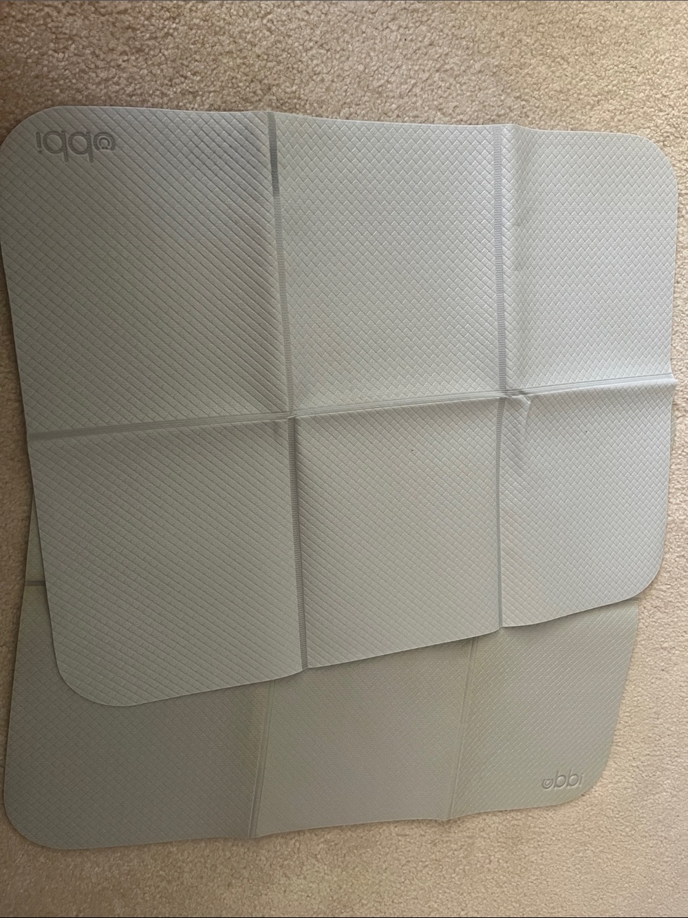 Ubbi Gray Foldable changing Mat